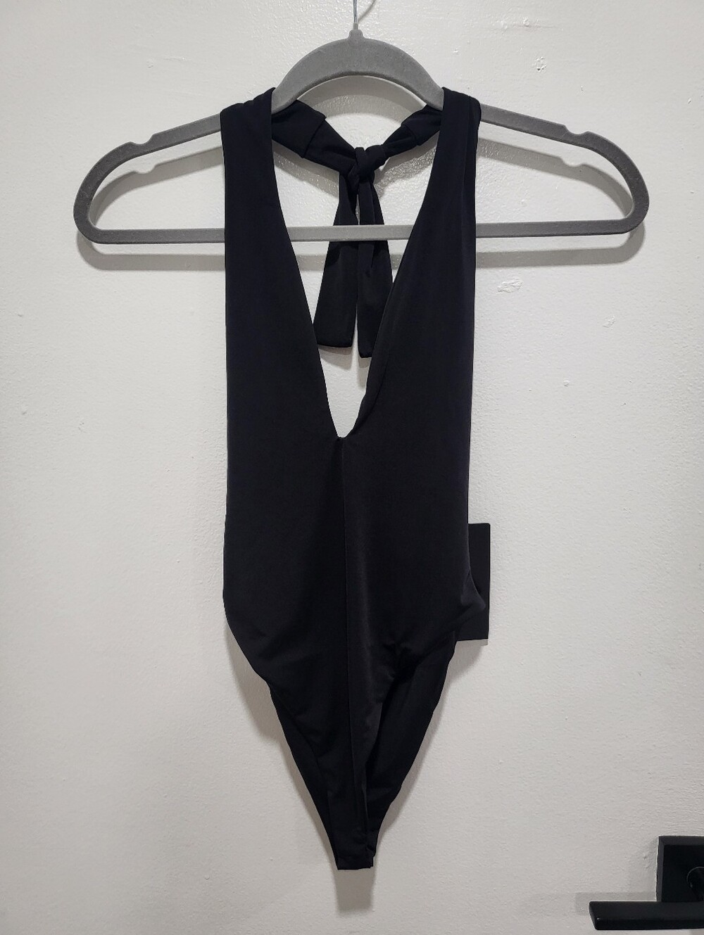 NWT Naked Wardrobe The Beach is Ready Black One-Piece Swimsuit - Size XS